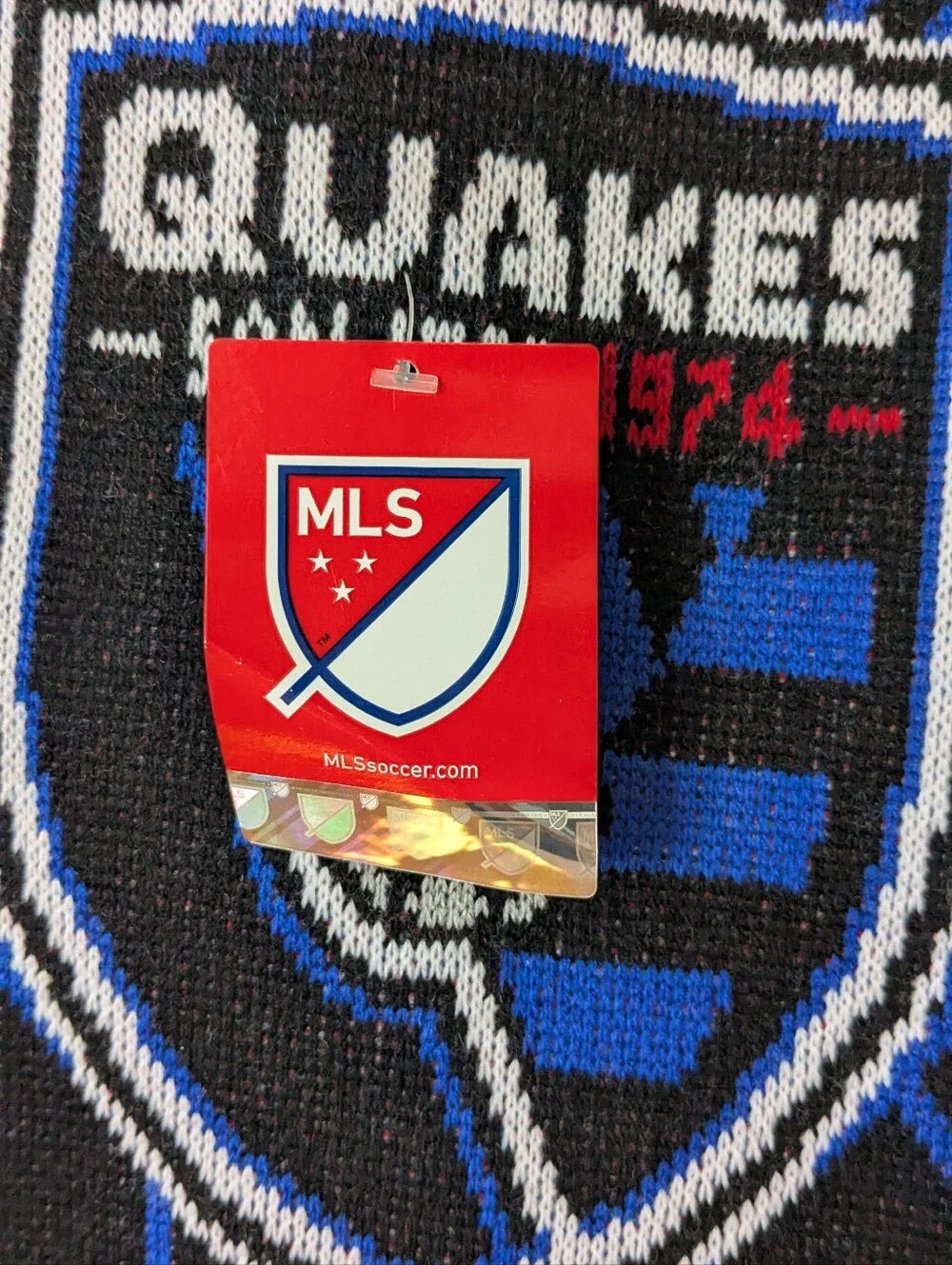 New San Jose Earthquakes MLS Soccer Scarf 70